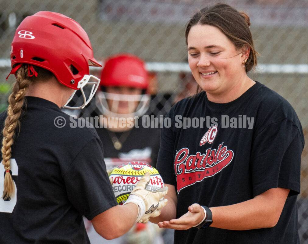 SWOSportsDaily's tweet photo. ERIC HICKEY ON SOFTBALL 

Howard hits milestone and Carlisle cruises past Madison to maintain hold on SWBL Buckeye lead ... a comprehensive report that includes:

Comments from Carlisle coach Don Ridinger and Madison coach Jordyn Worley

Video interviews with Carlisle's Mya Howard and Madison's Abby Phelps 

26 Martin Wheeler photos with full captions

https://t.co/db5uxkGGhB

@CHSSoftball24 @Carlisleathlet1 @CarlisleLocal @Carlisle_Hoops @Carlisle_HS  @CarlisleFBall @coachkoogle @ehick13 @MWheelerPhoto @MyaHoward07 @07OhioThunder @GraceHolt2027 @faaandrews @Mohawkssoftball @MadMohawkshoops @MohawkMadison @MadisonMedia_ @MadisonAT2 @MadisonMohawks @SWDistrict @OHSAASports @ohsaa_scores @SWBLSPORTS @AlainaEldridge @KayleeLawson10 @brendonrowe42 @blake_lawsonnn @ChristiLuckett @NellMoeller @scottrdavie @BrendaStieger @MonroeCoachK @Valerierenee7