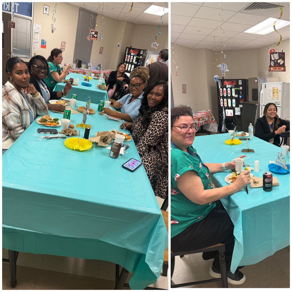 HumbleISD_RCE's tweet photo. Today’s adventure leads us to Mexico 🇲🇽 where we celebrated Taco Tuesday! Our staff feasted on gorditas, quesadillas, tacos🌮, &amp; beans🫘. What country will we visit next for Teacher Appreciation Week where our teachers make the world a better place… Stay tuned! #cubcommUNITY https://t.co/i2pvknih4Y