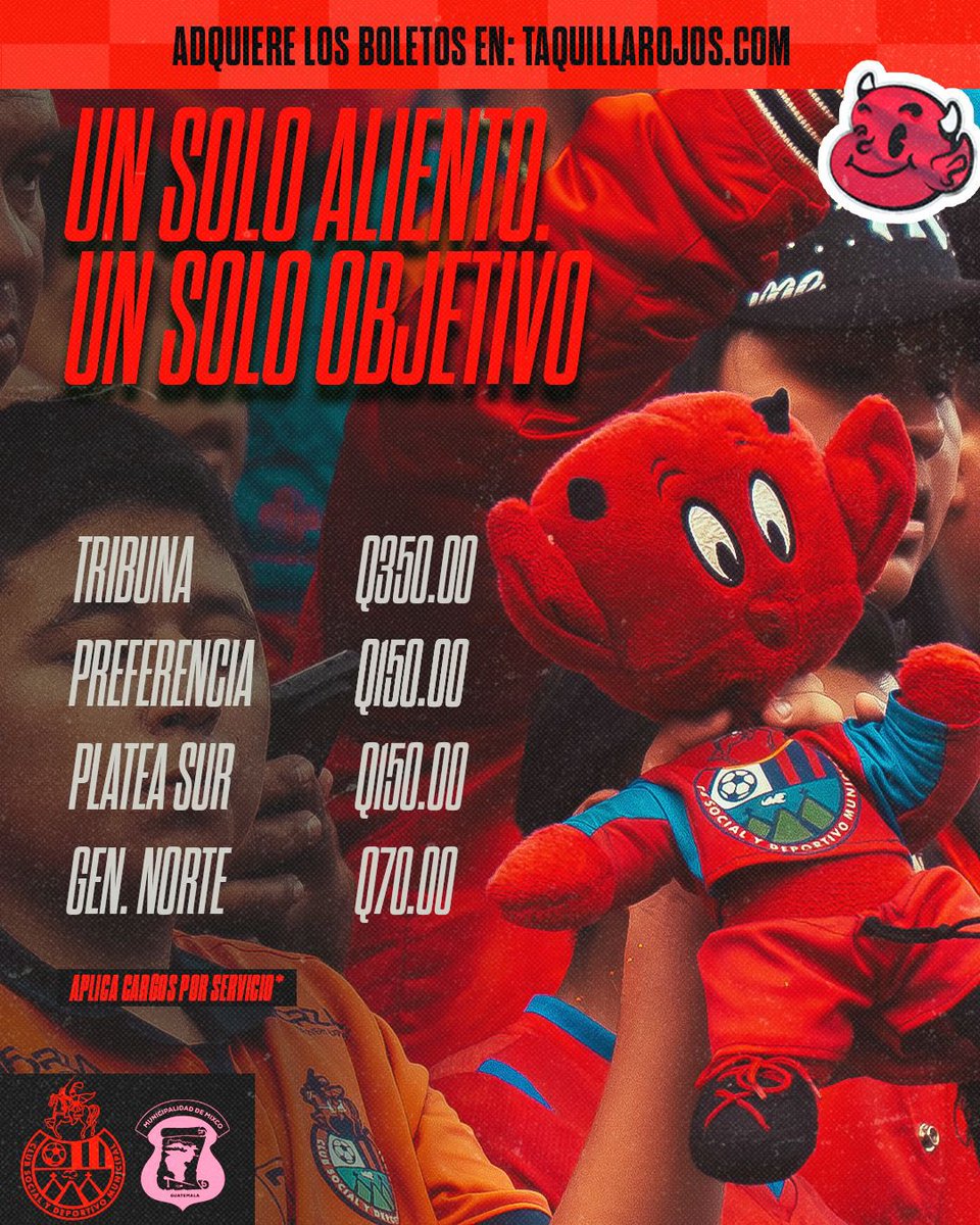 🚨🫵🏼👹 Los boletos para la semifinal de vuelta ya están a la venta.

🎟️ Adquiérelos en taquillarojos.com.

#ElEquipoDelPueblo 🔴🔵