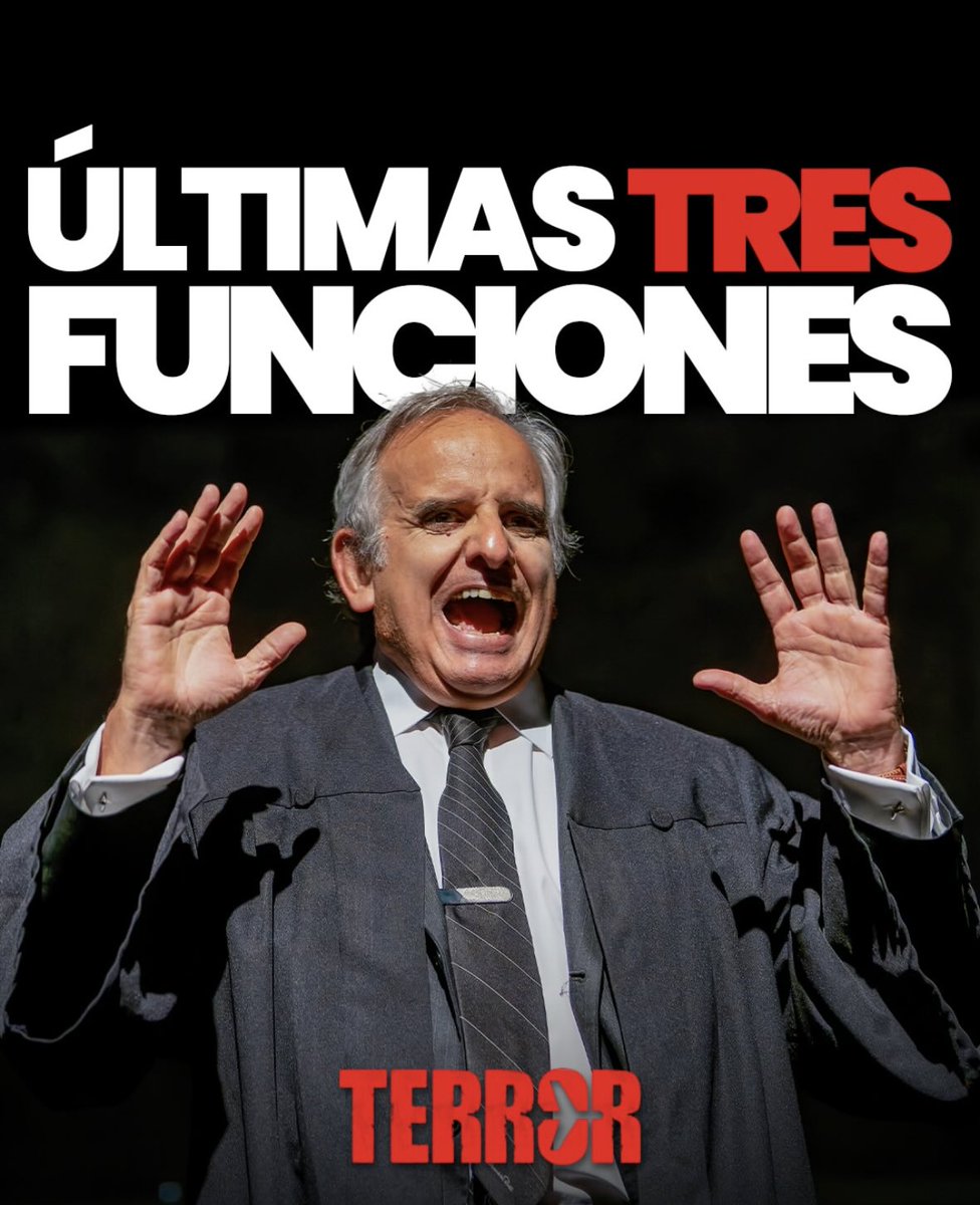 manriquehector's tweet photo. El juicio entra en sesión nuevamente… por última vez.

¿Hasta dónde serías capaz de llegar para salvar vidas?

Un avión ha sido secuestrado.
164 personas a bordo.
70.000 en tierra.

Una decisión. Un instante.

TERROR regresa este fin de semana a al escenario del Teatro Trasnocho.

Eres jurado.
Eres conciencia.
Eres quien dicta el veredicto.

¿Es correcto sacrificar a unos pocos para salvar a muchos?

Esta historia no termina cuando baja el telón.

Termina cuando tú decides.

ÚLTIMAS TRES FUNCIONES

Teatro Trasnocho
Viernes y sábados 8pm
Domingos 7pm

Culpable… o inocente.

¿Te atreves a decidir?