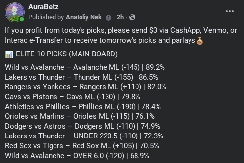 preptoken's tweet photo. Official Slip #1 
CashApp: $aurabetz 
Venmo: @aurabetz 

#aurabetz #sports #sportsbetting #betting #bet #bettingtips  #gambling #bettingexpert #nba #football #sportsbook #nfl #money #bettingsports #freepicks #mlb #sportsbettingadvice #sportsgambling #casino #sportsbettingtips https://t.co/ih9sZoUvAy