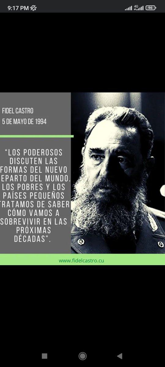 5 de mayo de 1994 nuestro Comandante en Jefe  pronuncia discurso ante la primera conferencia mundial sobre el desarrollo sostenible de los pequeños estados insulares en desarrollo en Barbados
#CDRCuba
#100AñosConFidel #Cuba #Camagüey
