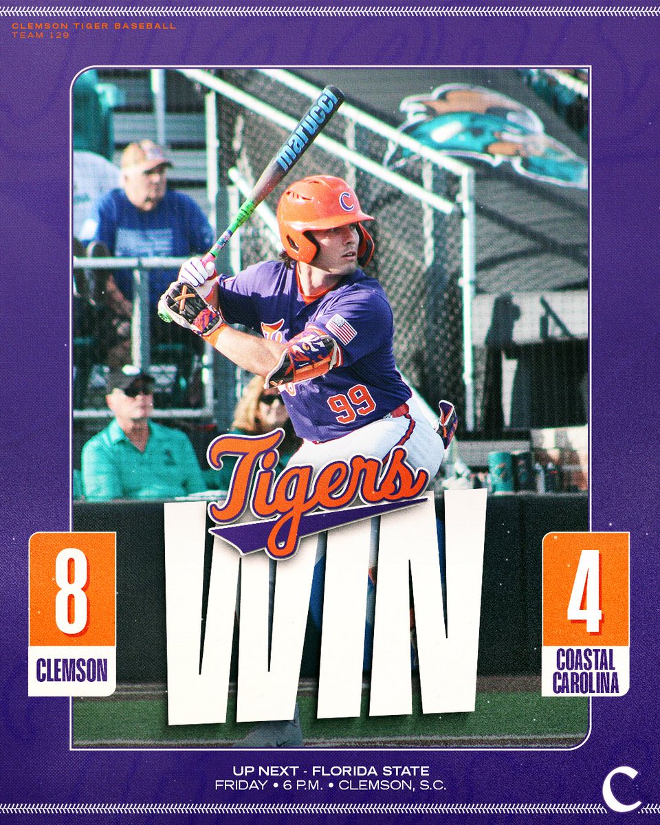 Clemson Baseball tweet media