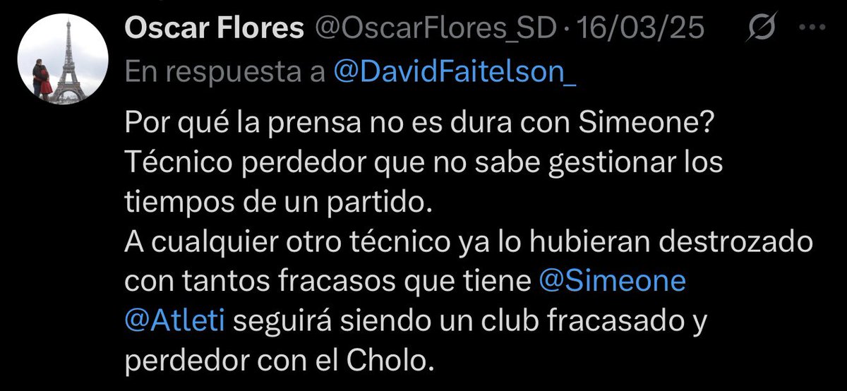 OscarFlores_SD's tweet photo. Un año y poco más después…
La misma historia con el perdedor del “Cholo” Simeone 🤣

#Atleti #Cholo #Simeone #champi̇onsleague #perdedor https://t.co/2HEUX8vuC7