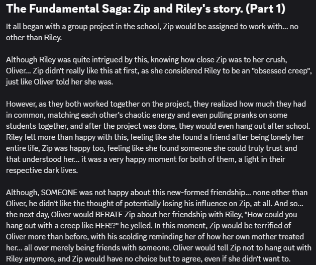 AnAPlusGhost's tweet photo. //Hey guys I wrote some doomed yuri
This is ALL canon to my AU btw
#fpe #fundamentalpapereducation #zipfpe #rileyfpe #dragonknife #zipley #thefundamentalsaga https://t.co/FhKysiKxWR
