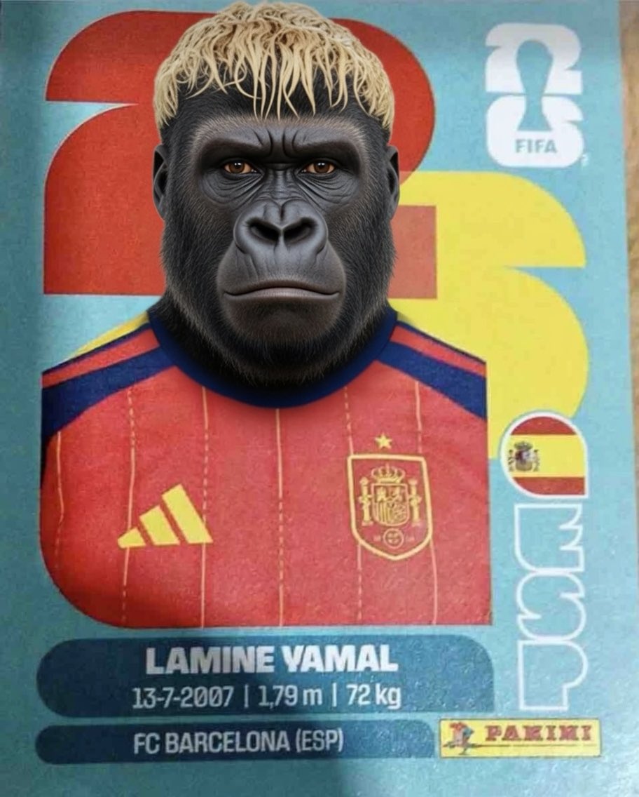 FCNegreira1899's tweet image. Al fin me toco Lamine Changal!!!! Vamos!
#panini #worldcup #fifa #lamine #españa