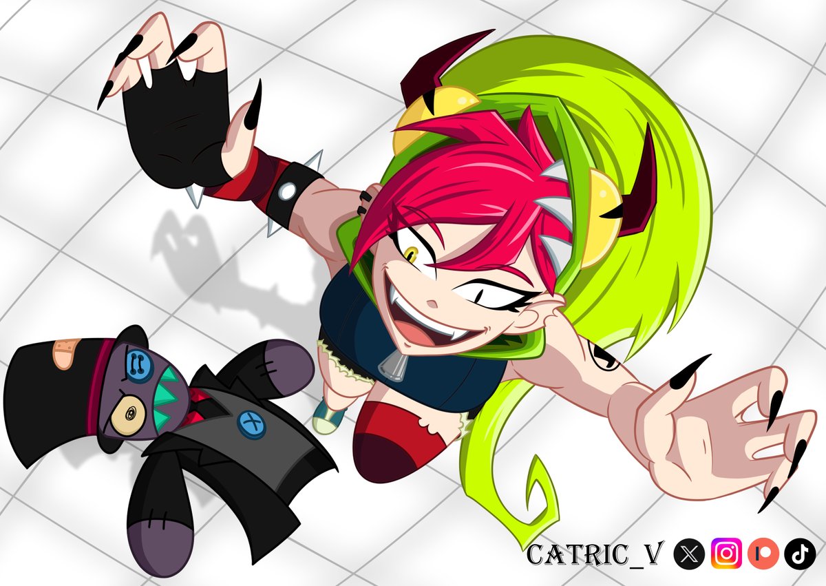 Aquí les dejo a #Demencia con su muñecho de Black Hat para aprender Frances, feliz 5 de Mayo #Villainous