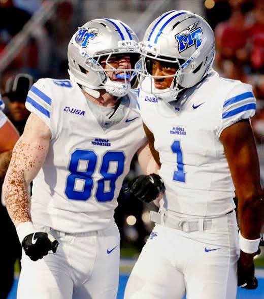 Mjknight_'s tweet photo. After a great conversation with @CalvinLowry I’m Blessed to receive an offer from Middle Tennessee State University! All Praise to him above !! https://t.co/EpL2zypJU1