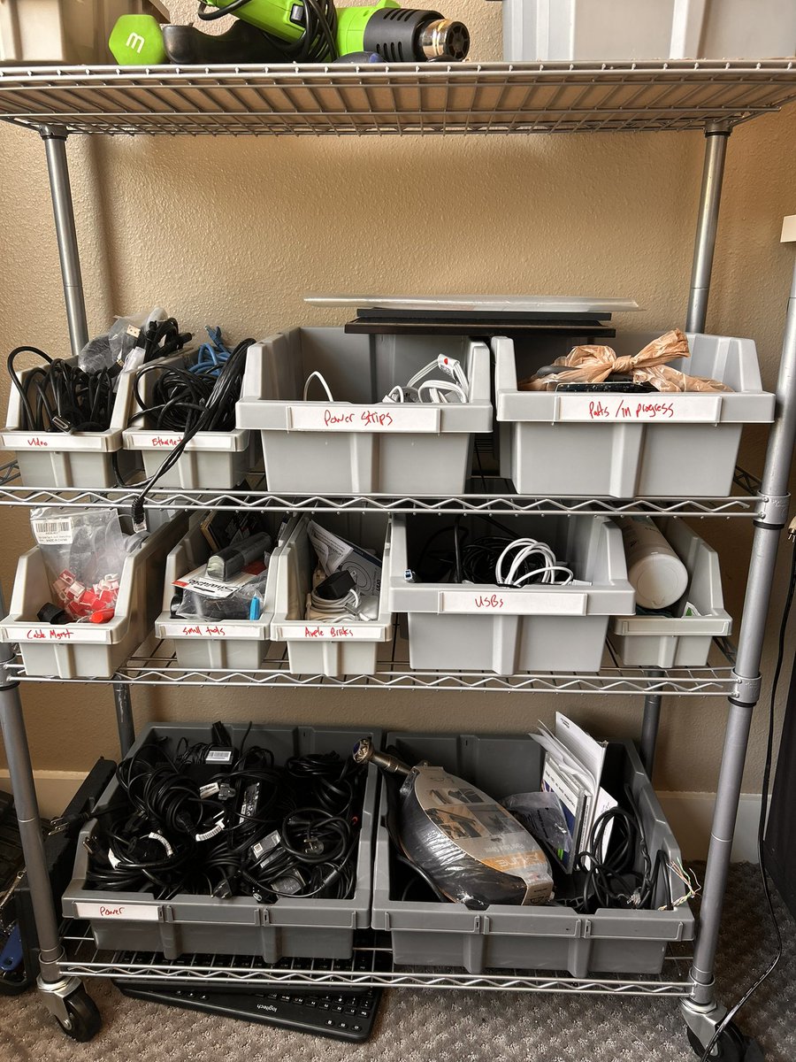 This was about 6 extra large fedex boxes of shit but I feel more sane now