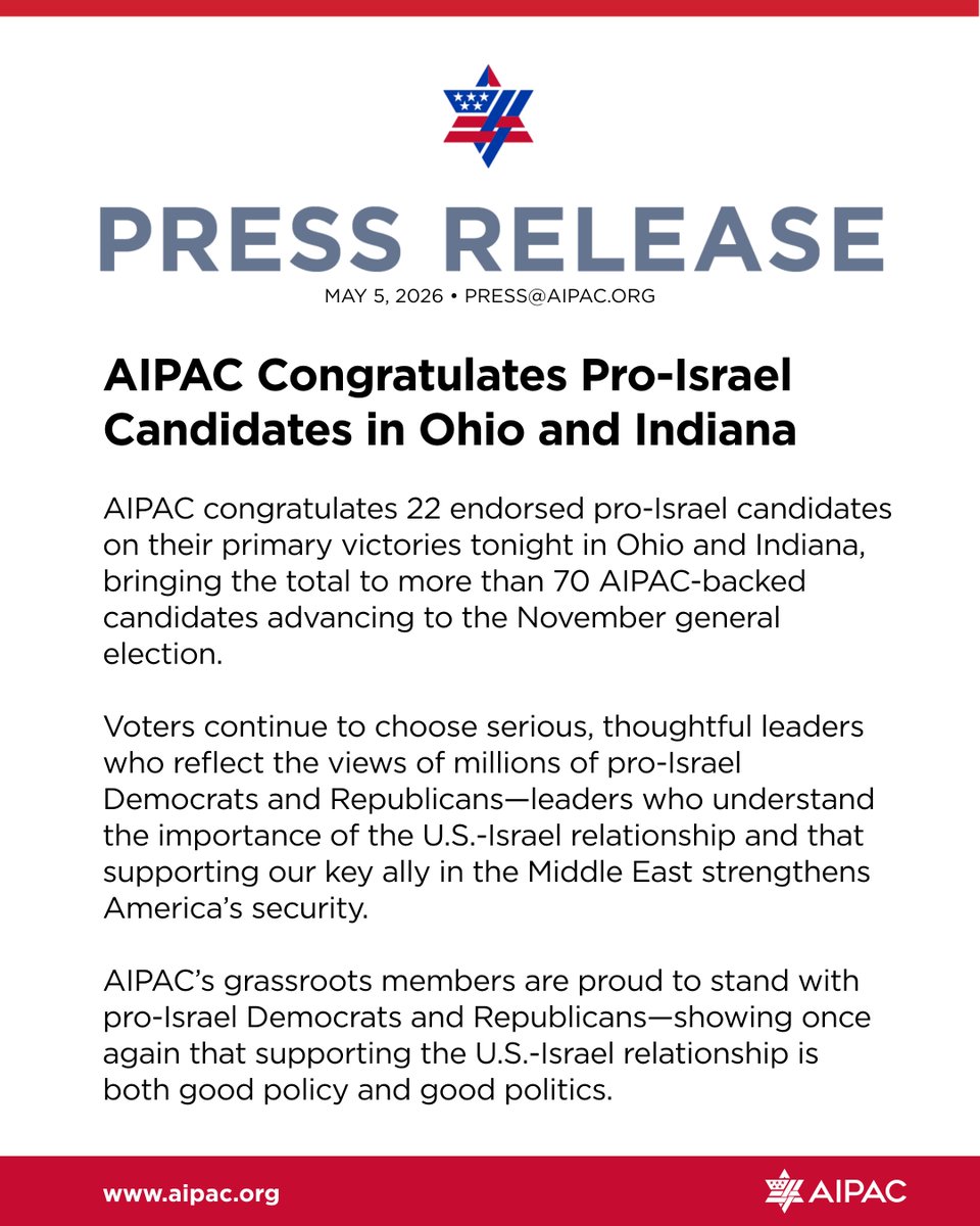 AIPAC 🇺🇸🇮🇱 tweet media