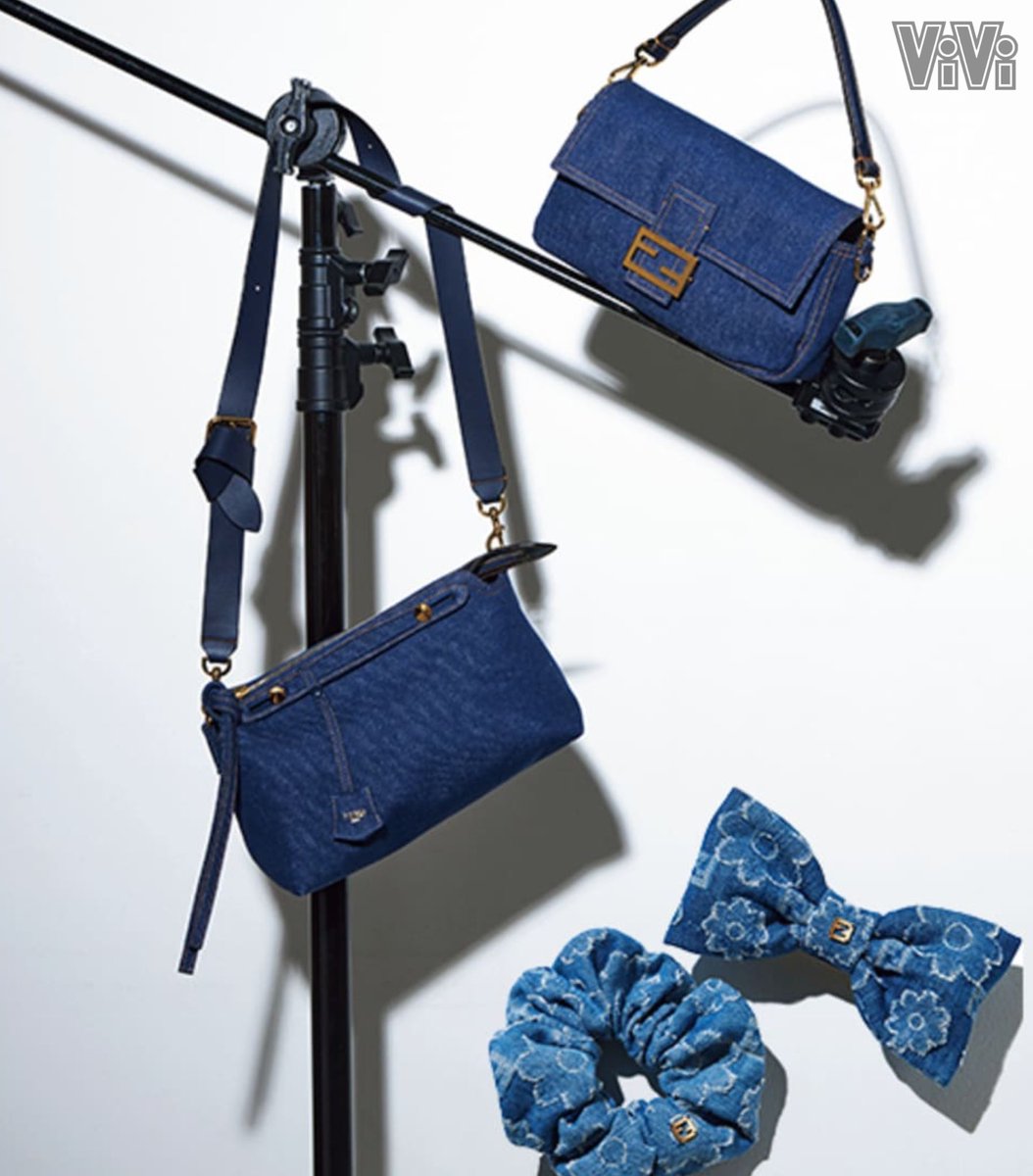 FENDI のデニムバッグが反則級にかわいいんですけど……💙 夏服と