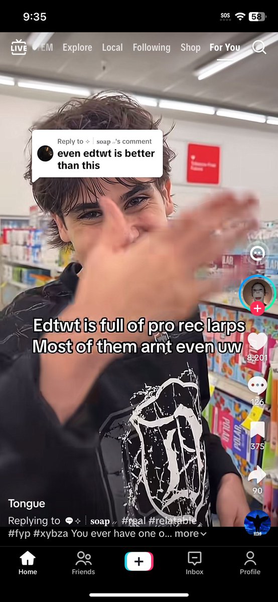 theabsenceofme's tweet photo. Billy badass over here thinks being pro recovery and overweight means we’re larping our eating disorders. Edtiktok is genounely a horrid place #edtwt https://t.co/NZYAOcpp8n