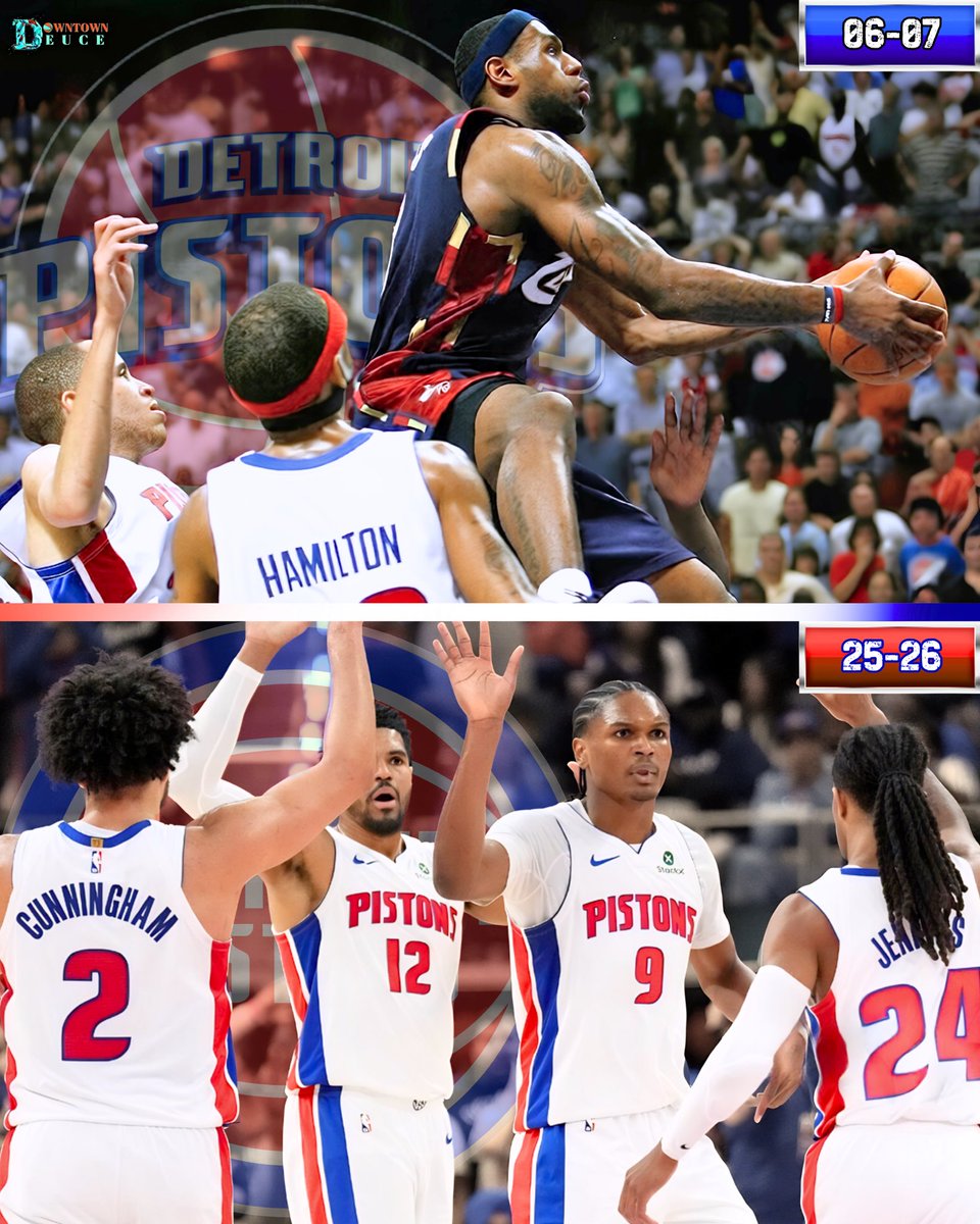 The Pistons have snapped a 12 game playoff losing streak to the Cavs.
The streak stretches back to playoff battles in 2016, 2009 &amp; 2007, before tonight’s win. 🔵🔴 #DetroitBasketball
