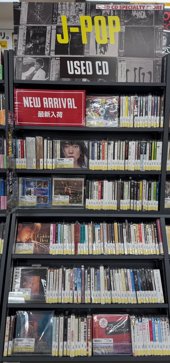 TOWER_Shizuoka's tweet photo. 【#USEDCD】③

／
中古CD新着追加入荷📢
＼

・J-POP
・ROCK/POP

の中古商品が追加で入荷いたしました💁
皆様のご来店お待ちしております😊
#タワーユーズド
#タワーレコード
#タワレコ
#USED
#中古 https://t.co/S5u6xRFXaB