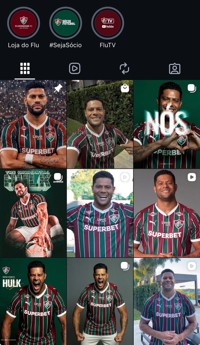 ok Fluminense nós já entendemos que você anunciou o hulk