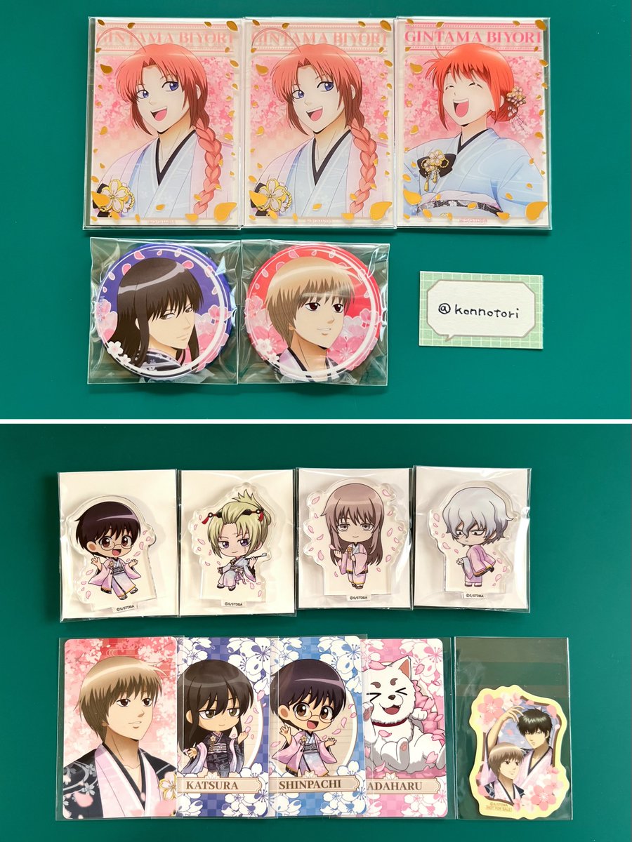 銀魂日和 HANABIYORI アクリルスタンド アクリルカード 缶バッジ 神楽 交換】銀魂 銀魂日和 HANA BIYORI 花景の湯 譲 アクリルカード：神威2