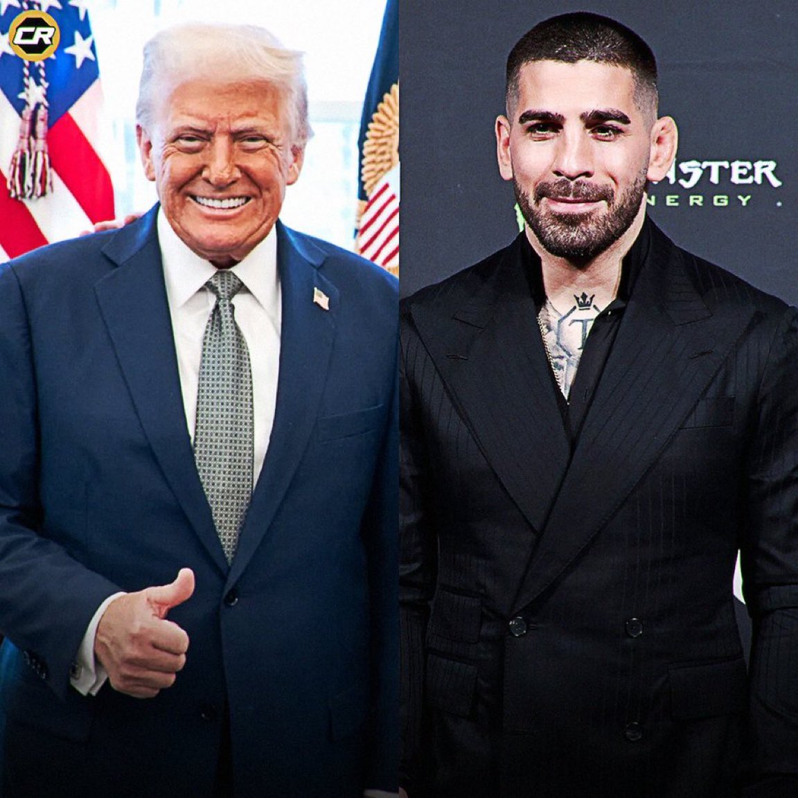 Topuria Trump 🚨 Ilia Topuria is meeting President Donald Trump for the first time ...