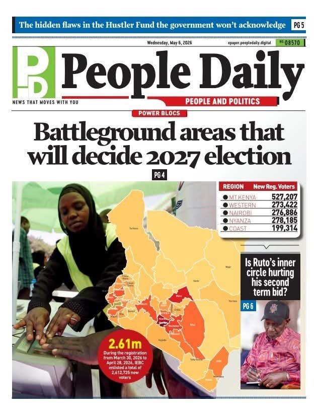 Battle ground Areas that will decide 2027 Elections.