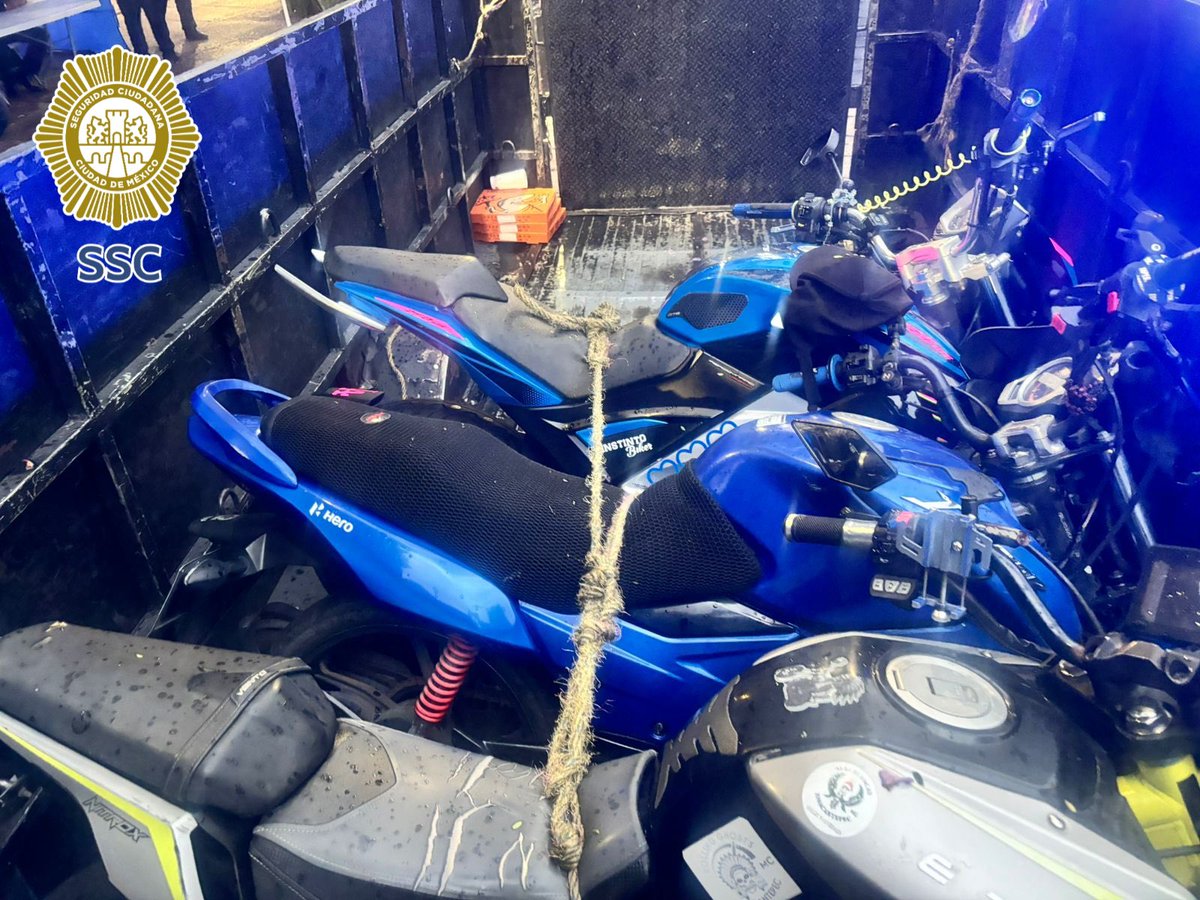 SSC_CDMX's tweet image. La #SSC informa:

Resultado de un operativo desplegado el domingo 3 de mayo sobre la avenida Paseo de la #Reforma, con motivo de una concentración de motociclistas, cinco motocicletas fueron llevadas a un depósito vehicular, debido a que sus conductores no portaban casco