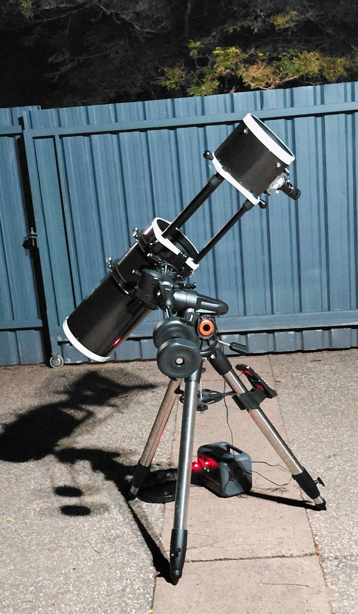 Kay_They_Army's tweet photo. about a month ago I got my first EQ mount, and have been enjoying the improved imaging ability and the option to have a unified computerised mount for my telescopes https://t.co/SNcN6XcHcq