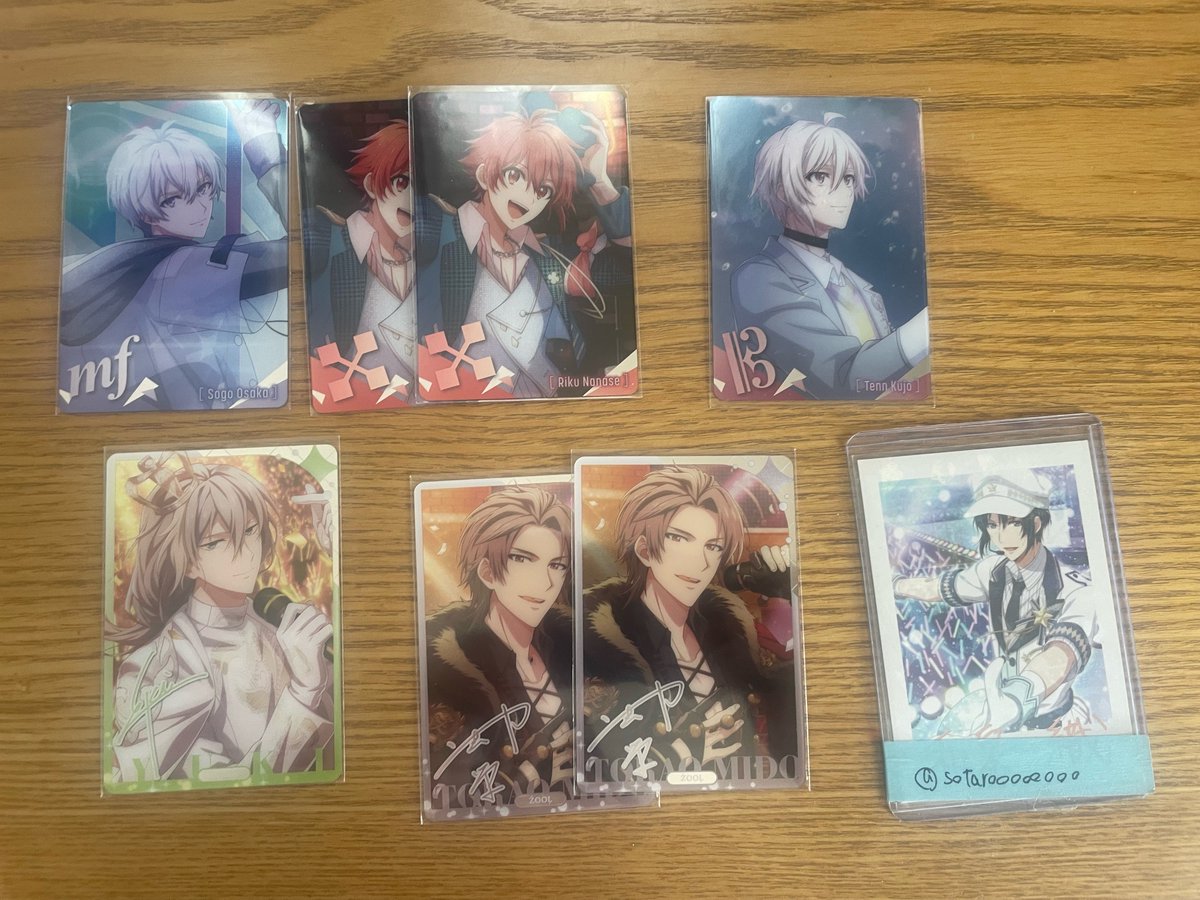 sotaroooooooo's tweet photo. 【交換】アイナナ アイドリッシュセブン メタカ  メタルカード 26 25

【求】16Pro一織＞アイハケ一織＞異種一織

【譲】壮五 陸 天 龍之介 百 千 巳波 虎於

検索からでもお気軽にお声がけ下さい https://t.co/hv3SR9RQ7u