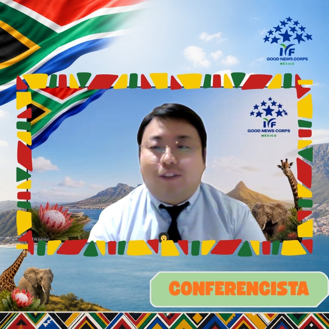CorpsGood's tweet photo. 🌍 Bienvenidos a Sudáfrica 🇿🇦
Este 4 de mayo se realizó la primera sesión temática de Good News Corps México, Generación 2027, a través de Zoom.

Se tuvo una conferencia especial impartida por Hur Tae Yang, Director de IYF Ciudad del Cabo, “Ve diferente, construye diferente”. https://t.co/vh56VBjtRa