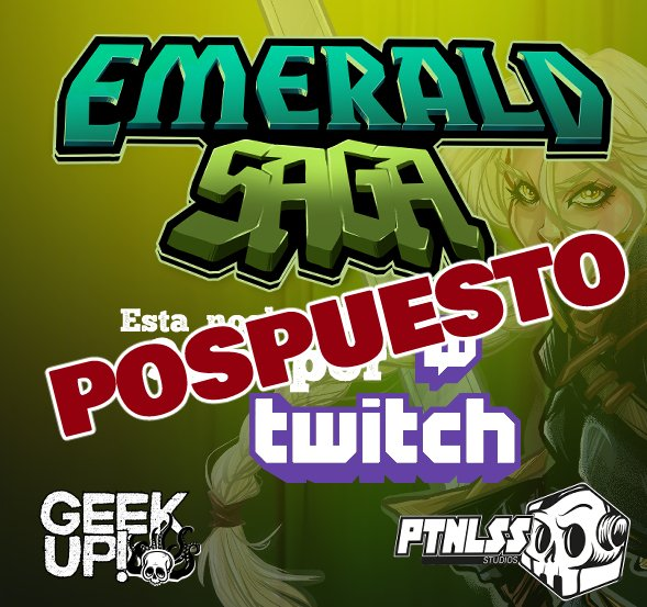 PotionlessMX's tweet photo. Lamentablemente esta noche no habrá transmision de Emerald Saga, pero nos vemos mañana en Andamos Arcanos y hoy salio nuevo episodio de Amiguis y Onigiris!!! https://t.co/u1gHXE9eh2