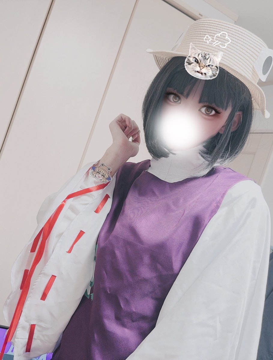 ー黒髪にしてみたわよー 東方project 洩矢諏訪子 #東方Projectㅤㅤㅤㅤ