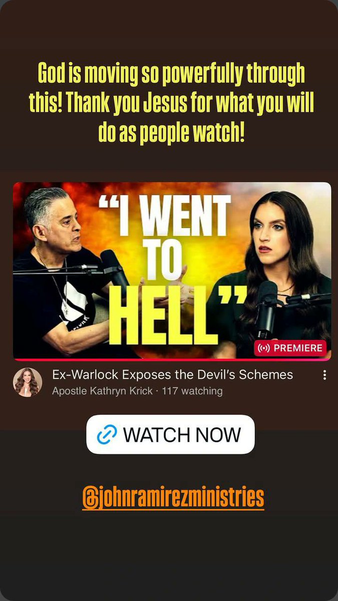 jaishree94075's tweet photo. Watch this powerful podcast!!

https://t.co/vz7ycLNVrj

@kathrynkrick 

#jesus #christian #testimony #live https://t.co/wudjIQbVV0