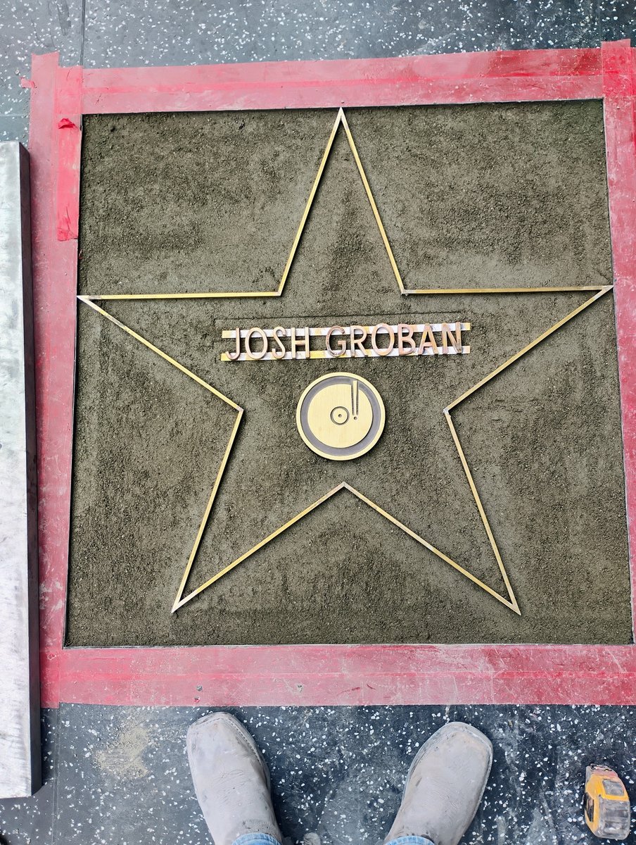 wofstargirl's tweet photo. Catch the Josh Groban star ceremony livestream tomorrow at 11:30 am PT on https://t.co/XhICVha6No https://t.co/WjfjXEv89W