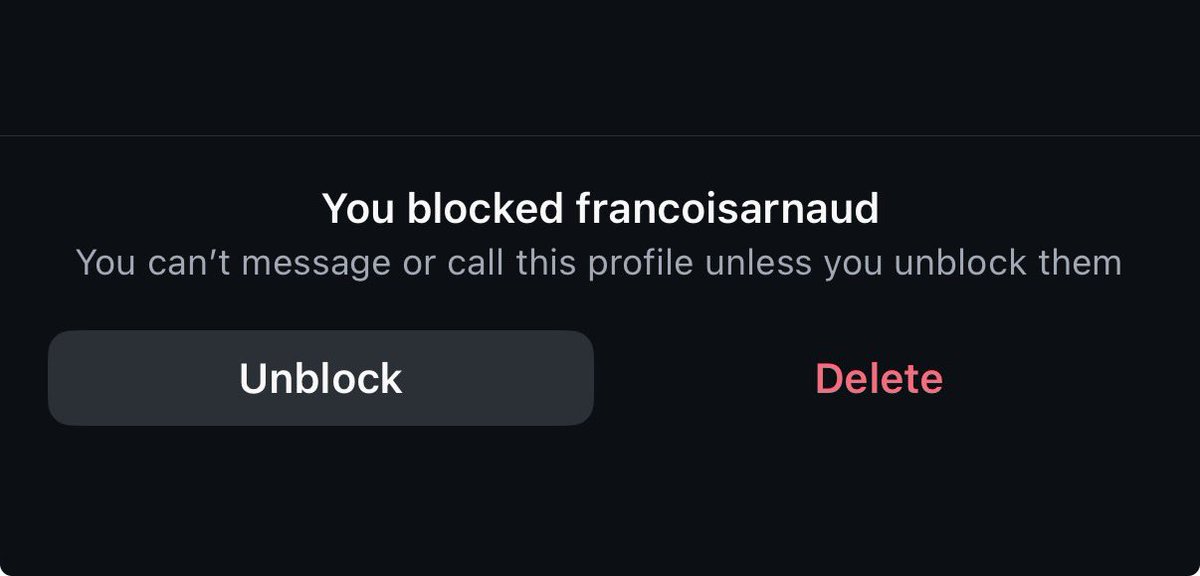 hudson said no rpf so i blocked francois