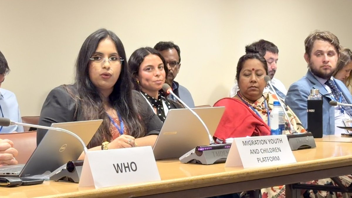 iori_IOM's tweet photo. When #migrants are healthy, everyone benefits. At #IMRF2026, #IOM-@WHO event discussed how inclusive access to health services for migrants strengthens public health &amp; social cohesion. 
Thank you 🇲🇦 🇹🇭 🇵🇹 🇦🇿 #UCLG @IFRC #MYCP and all for moving this vital conversation forward. https://t.co/SebpAOiOxg