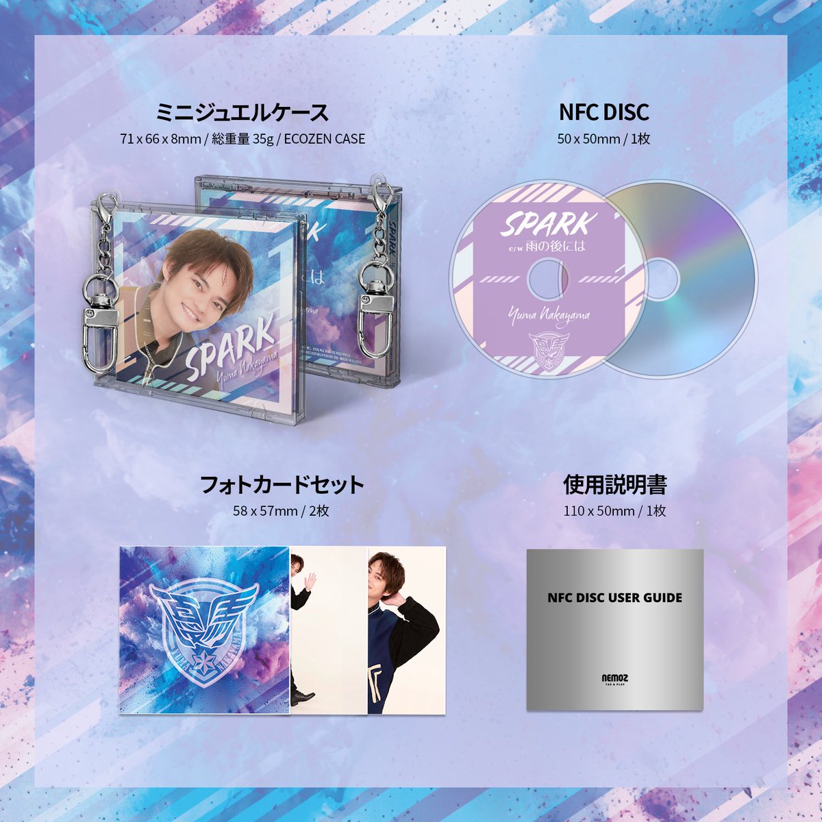✨ミニジュエルキーホルダー✨ 💿『ReTRY』盤『SPARK』盤💿 東京会場