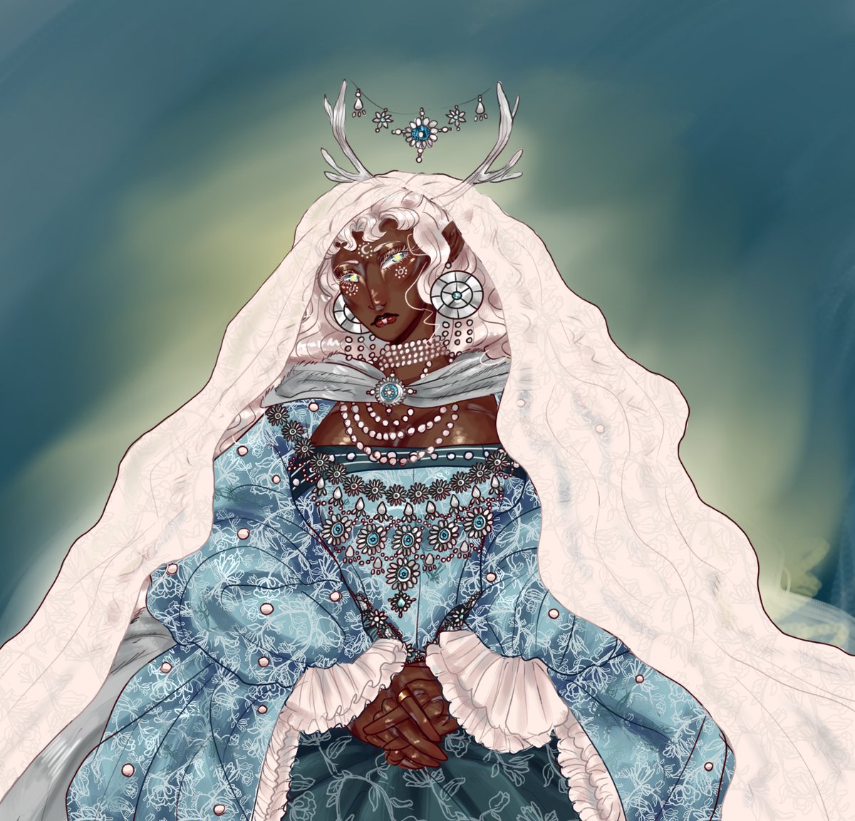 DezbooDraws's tweet photo. πͺ»A Bold Wedding Dress For A Cold Womanπͺ»#dnd #dndart #art #dndcharacter #dndpc https://t.co/CfY8TbuPg2