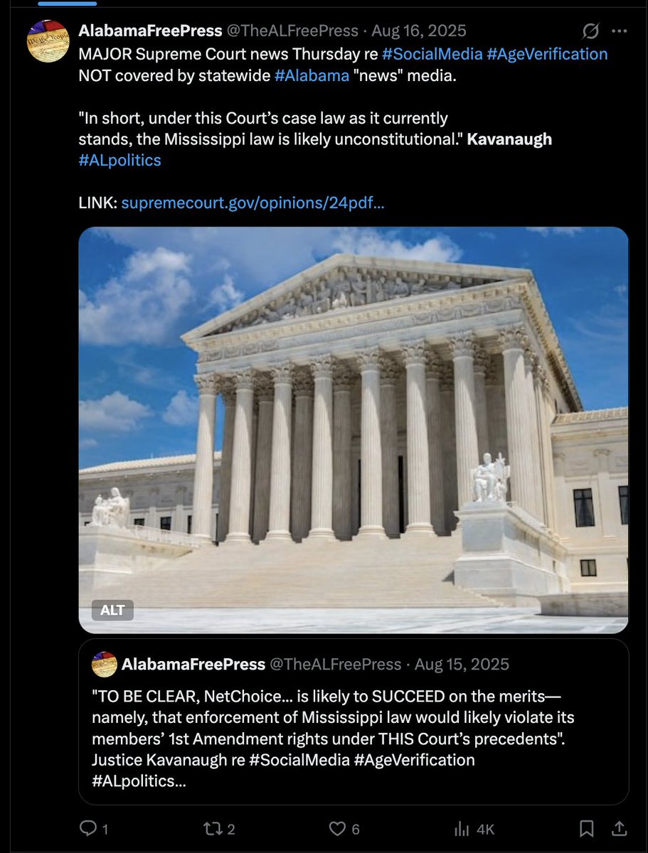 TheALFreePress's tweet photo. @ChadPergram Thanks for showing U.S. House votes for #Section230.  ALL @TheDemocrats voted for it, &amp; all but 4 @GOP. Now many of them want it changed.

Fast Forward 30 years &amp; we have Congress introducing one bad tech bill after another. It won't take 30 years to find out how bad. #FreeSpeech https://t.co/SAuQl4TYEI