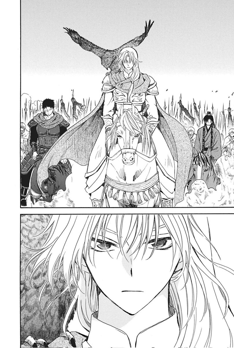 marimlamar's tweet photo. Soo-won really knows how to make an entrance. I’m obsessed with this trio 😭
Hak and Yona were ready to fight alone once again… and then suddenly Soo-won pulling up with the army???
these panels genuinely changed lives.
#YonaoftheDawn #AkatsukinoYona #HakSon #暁のヨナ https://t.co/ktP5VOLBzy