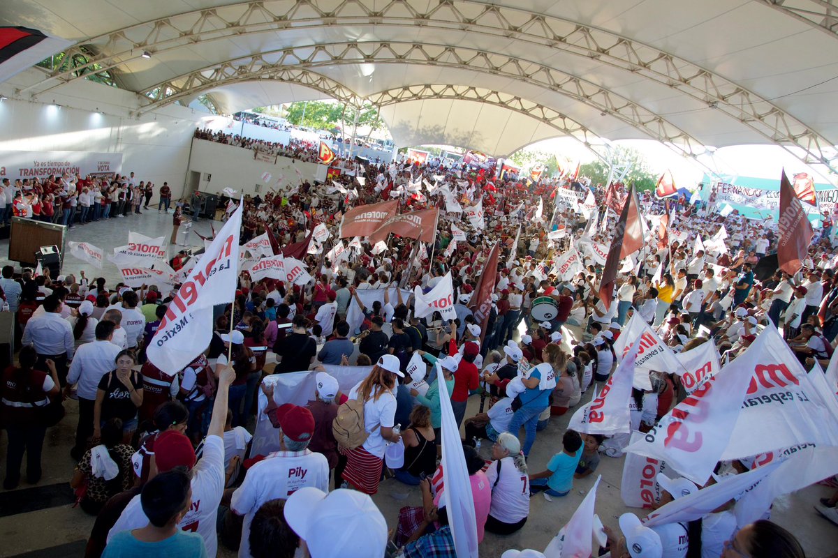 PartidoMorenaMx's tweet photo. ¡#PorElBienDeCoahuila que siga la Transformación!

Así vivimos el arranque de la Campaña Regional en Torreón, Coahuila. El pueblo ya decidió dejar atrás el pasado para construir un futuro de justicia y bienestar.

Nuestras candidatas y candidatos ya están listos. ¡Coahuila tiene memoria!