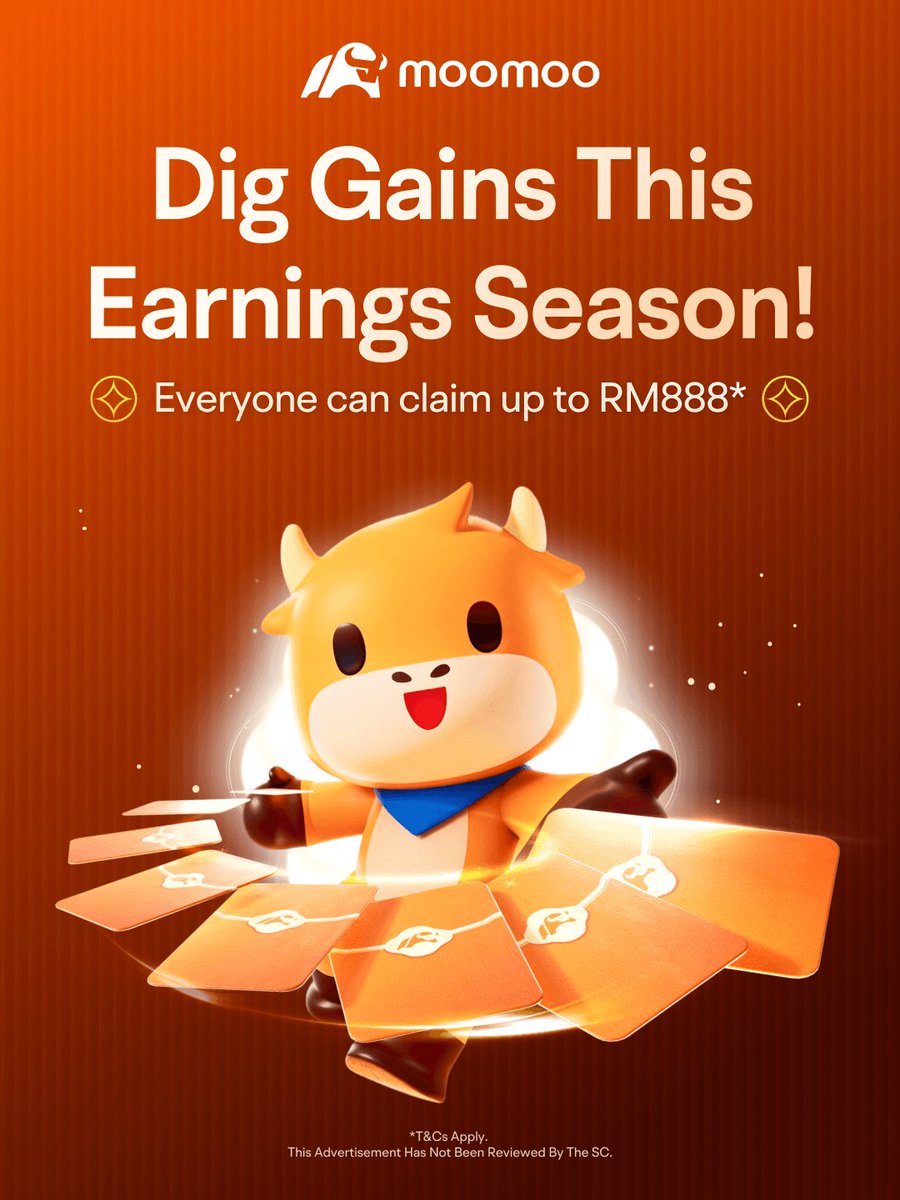debhohoho's tweet photo. US stock earnings season is here! Moomoo gives you a one-stop guide to all the opportunities in earnings season. Join moomoo to profit during earnings season with my exclusive link 😎
https://t.co/40kO0vJN8J

#moomoo #EarningsSeason #LuckBundle #Investing #USStocks #StockNewbie https://t.co/fdAT0aBIkY