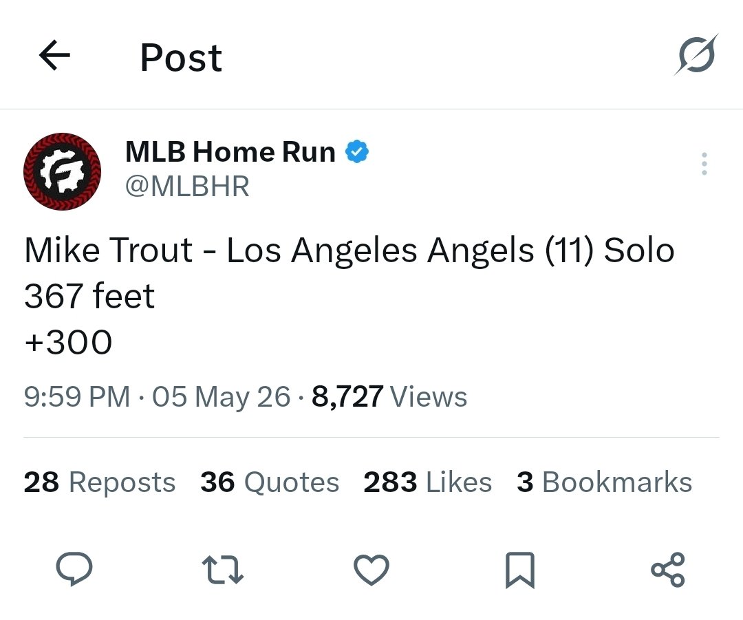 Mackdollaz1's tweet photo. @LisaxMariexx33 @LisaxMariexx33 remember I said. A guy sells your ticket he always hits the next day. Mike trout prime example. One day too late buddy https://t.co/nAxJ7WAaVn