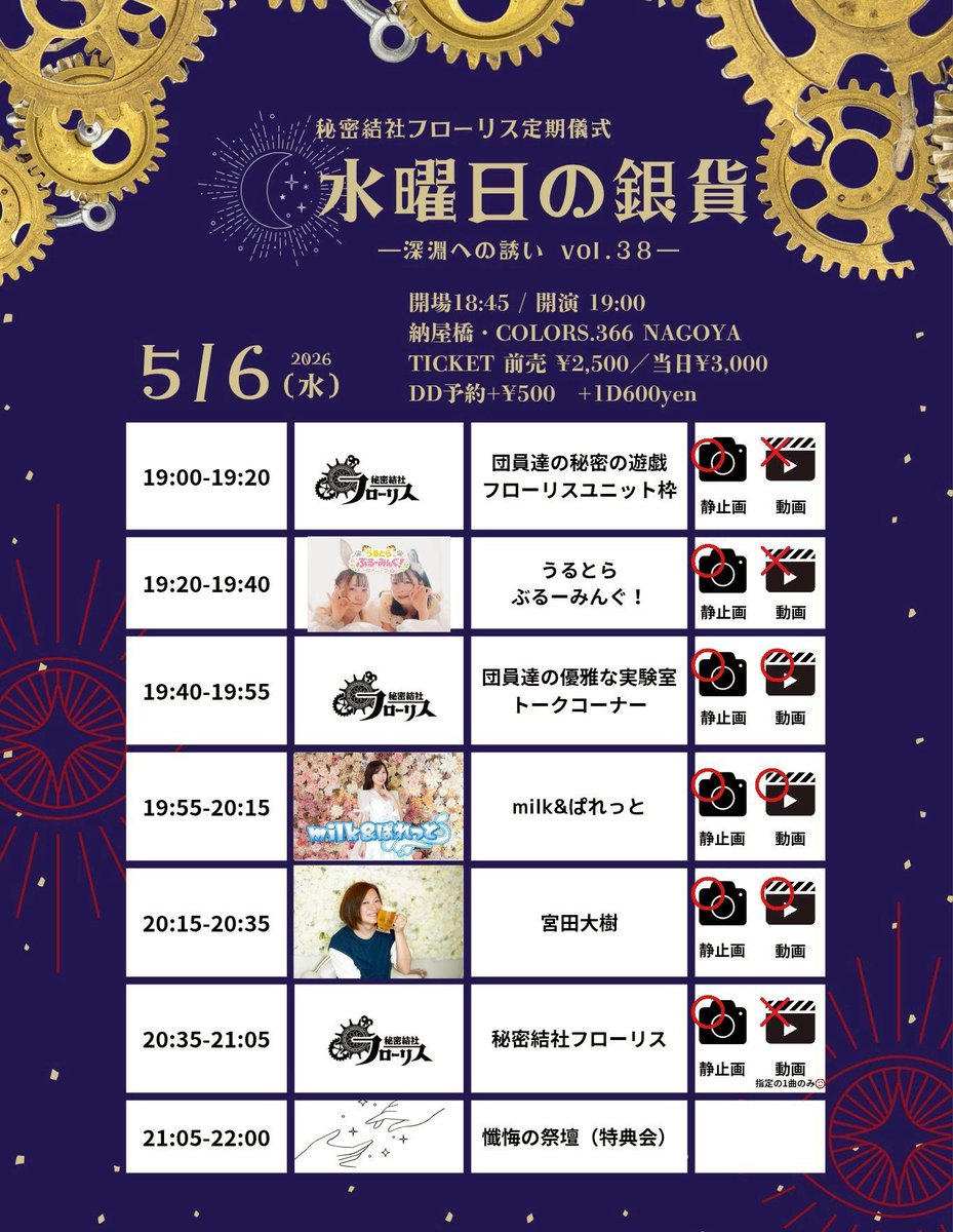 本日は！
ぱんだJAM🐼12:05〜、
ローカルビート🪭15:00〜、
水曜日の銀貨🪙19:00〜
です〜。