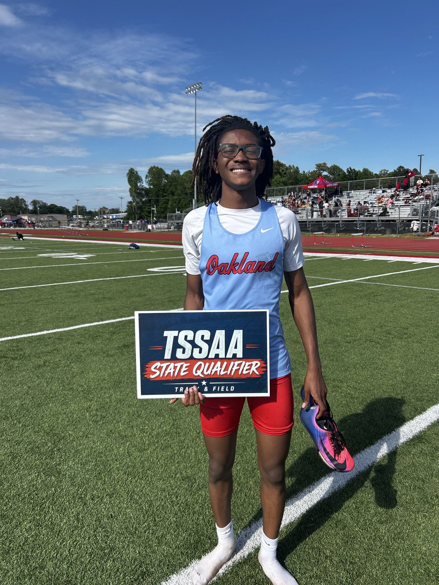RunningPatsOHS's tweet photo. Congrats to Jacques Baker for advancing to state placing 2nd in the 400m with a time of 48.80! https://t.co/lOZkhck1ai
