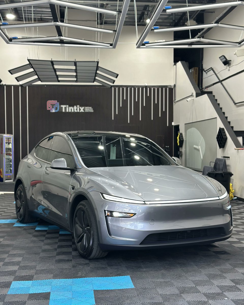 TINTIX_CA's tweet photo. New Juniper in the House 👀

2026 Tesla Model Y protected with Full front end PPF, full body ceramic coating, and full window tinting, set up for daily driving and long-term protection.

 For inquiries or to schedule your appointment:
📞 Call us at 925-261-7111

Visit us at:
📍 4039