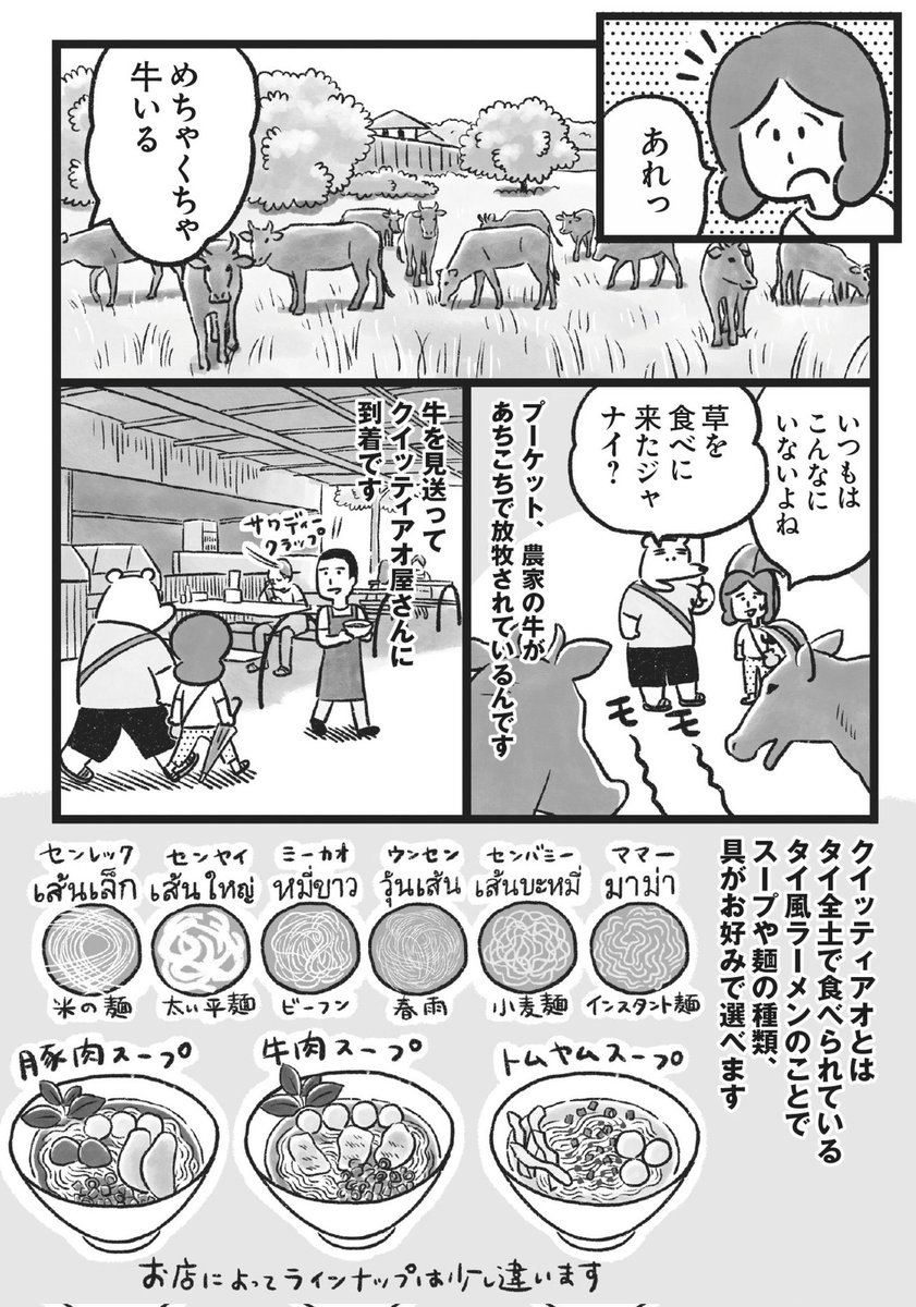 タイで暮らす日露夫婦のある日のお昼ごはん(1/2) 