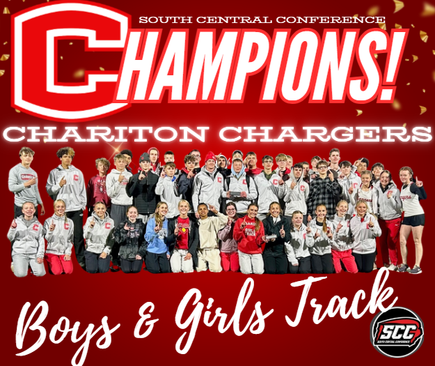 COfRed2's tweet photo. They did it! The Charger boys and girls were BOTH crowned SCC Champions tonight at Clarke....maybe for the first time in HISTORY!
The boys outscored 2nd place Knoxville by 16 points. The girls came from behind to beat Davis County by .5 points...POINT 5!

Congratulations! https://t.co/09WVCEjLKH