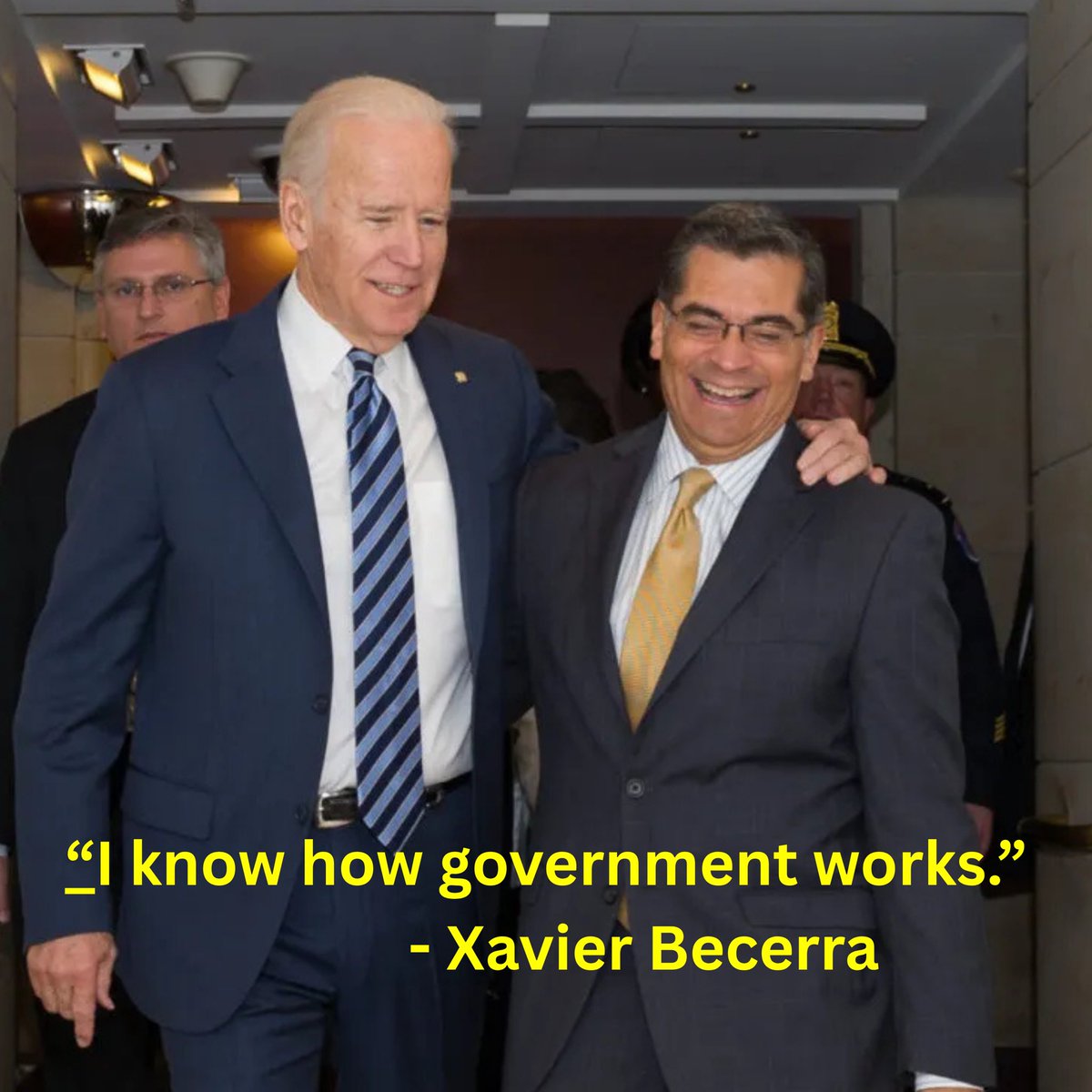 GOPNevadaCounty's tweet photo. “We can’t afford Xavier Becerra — and he can’t decide what he believes in.” 🤨
More taxes.
Less services.
More bureaucracy.
Higher costs.
California has already seen this movie. 🇺🇸
#California #CAPolitics #XavierBecerra #VoteSmart #enoughalready @XavierBecerra https://t.co/55KYbRNune