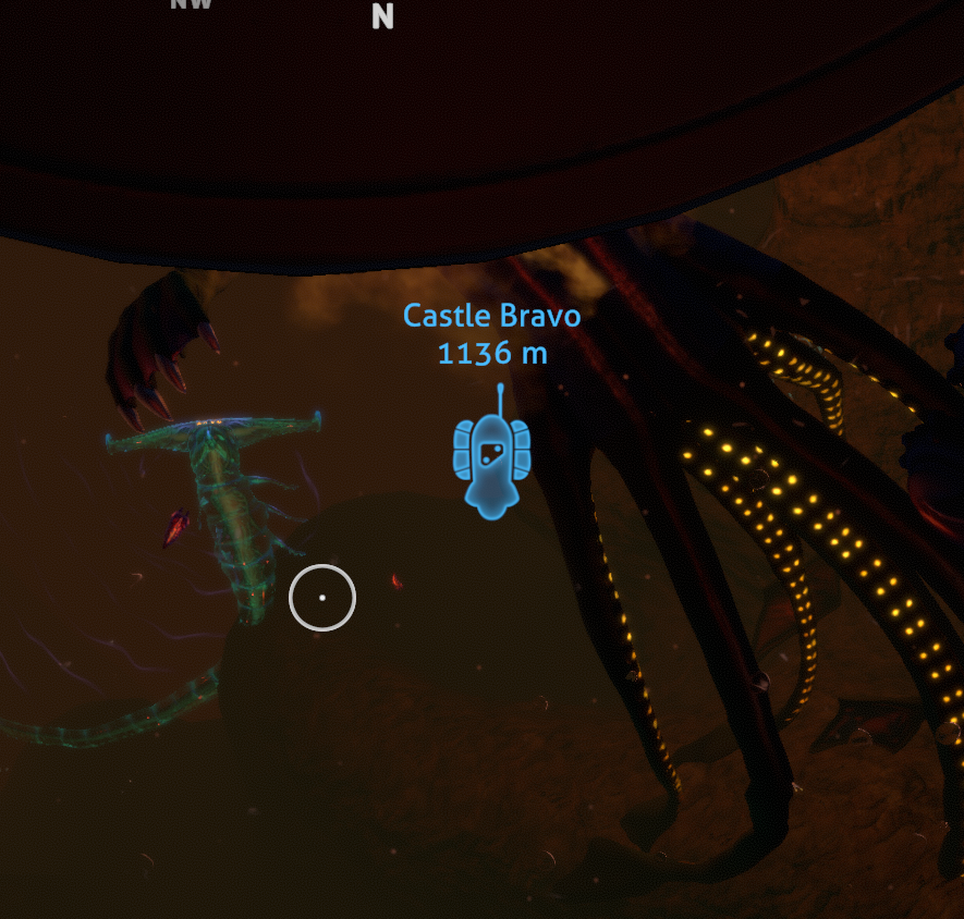 SGeckoo's tweet photo. Never play Subnautica bro 
Tryna build a base in the lava zone and this mf followed me all the way back to the lost river where the ghost leviathan joined in https://t.co/BAhsQvOBdw