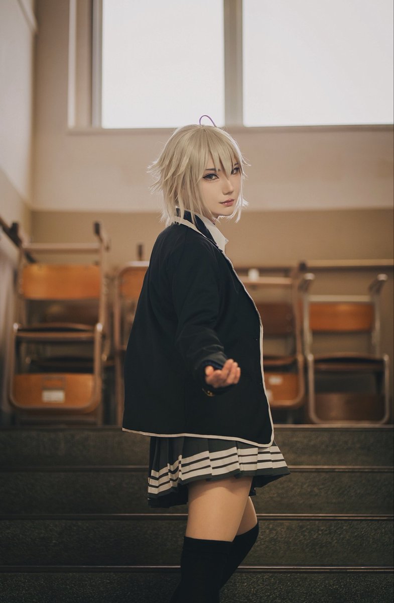 Fate/GrandOrder 不可逆廃棄孔イド 学生服風 コスプレ FGO cosplay 不可逆廃棄孔イド / 折田 📸 ぎんくさん #fgo好きな人と