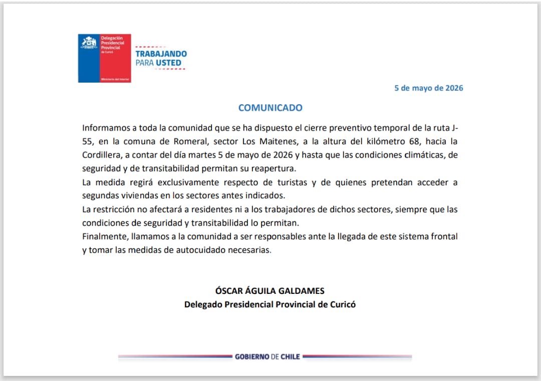Delegación Presidencial Provincial de Curicó tweet media