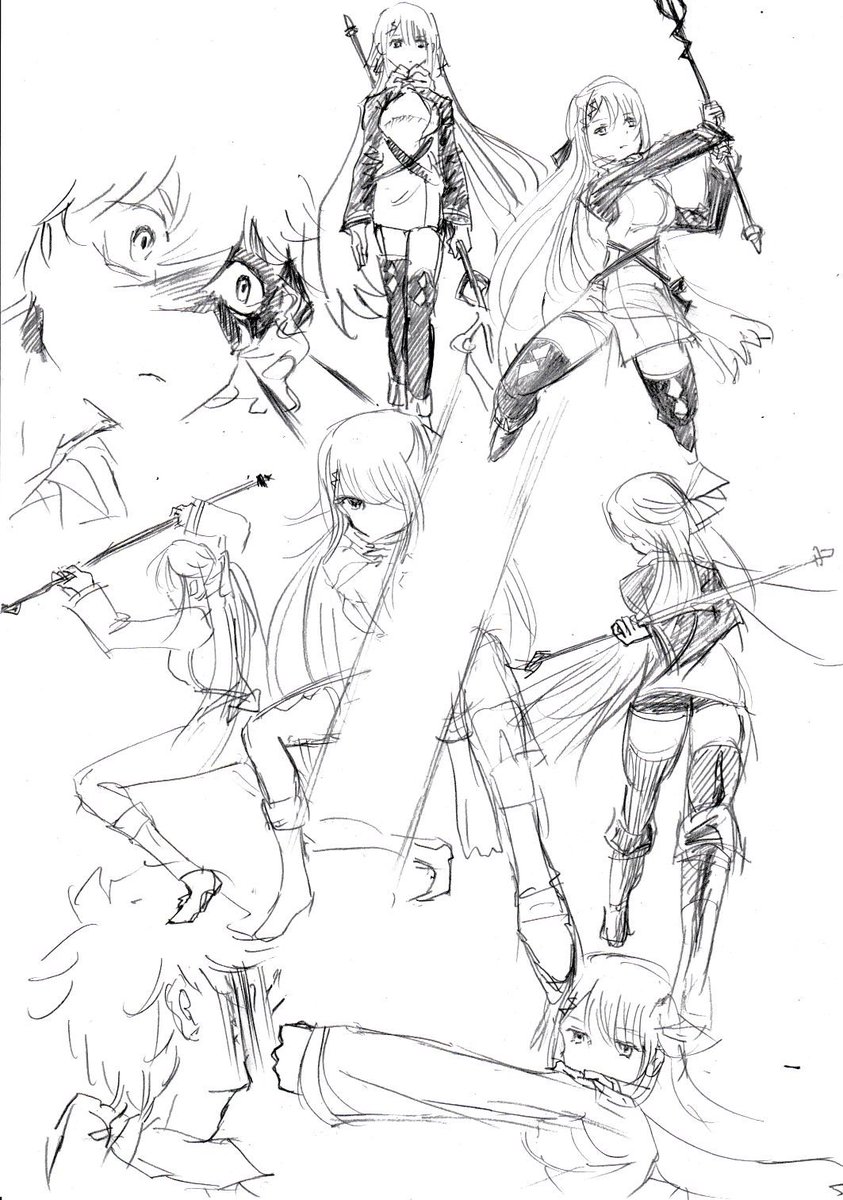 らくがき代葉戦。 #鵺の陰陽師 