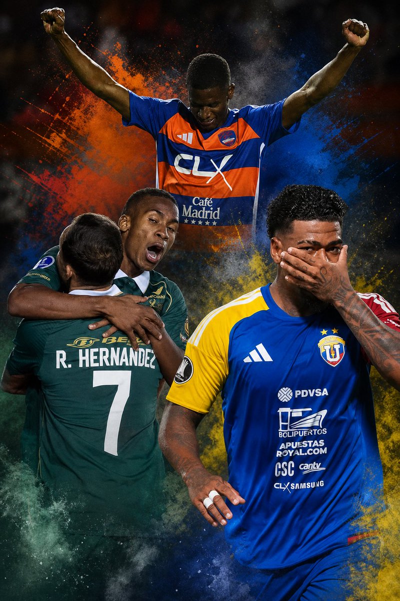 ¡HISTORIA PURA!

Por primera vez en un mismo día 3 equipos venezolanos ganaron sus partidos en competencias internacionales.

UCV FC derrotó 2-0 a Independiente del Valle en la Copa Libertadores.

Caracas FC venció de visita 2-3 a Independiente Petrolero en la Copa Sudamericana.